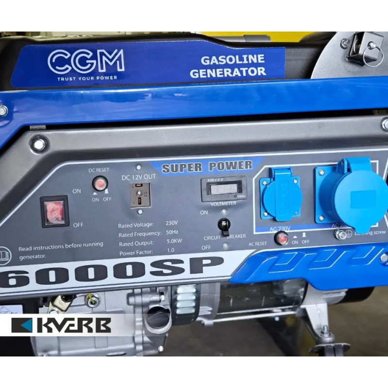 Бензогенератор CGM SUPERPOWER 6000SP