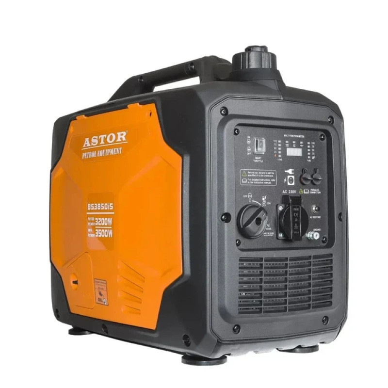 Генератор Інверторний бензиновий ASTOR BS-3850iS (3.2 -3.5 кВт) +Дисплей