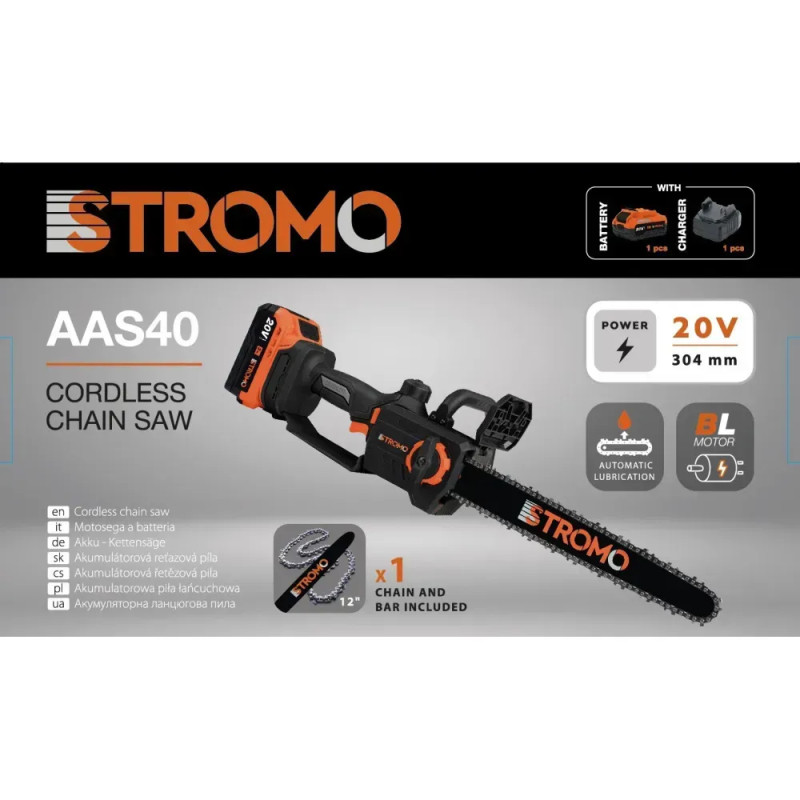 Акумуляторна пилка Stromo AAS-40 (1 АКБ та ЗУ)