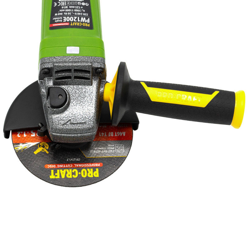 Кутошліфувальна машина Procraft PW1200E 125 мм