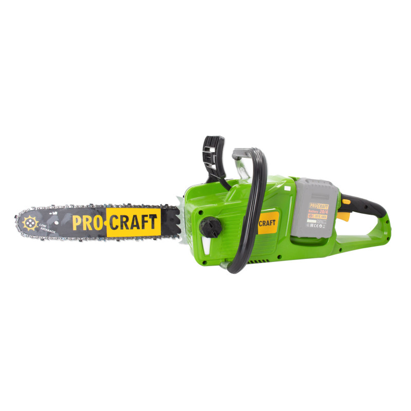 Акумуляторна ланцюгова пилка Procraft PCA40/2 (2 АКБ та ЗП)