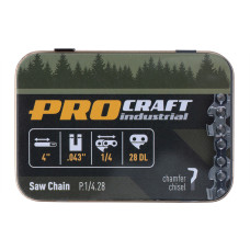 Ланцюг для ланцюгової пилки Procraft industrial P.1/4.28 Universal 1/4" шаг 28 зв.