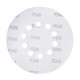 Круг шліфувальний самозачепний Procraft KD225.240 UNIVERSAL (набір 10 шт.) 10 отв.