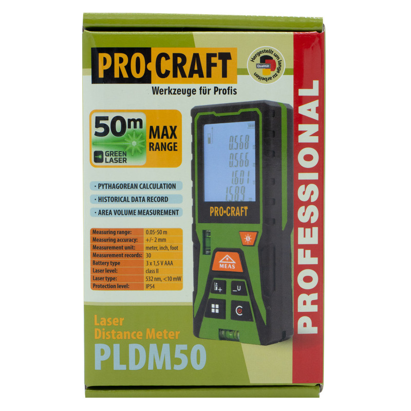 Лазерний далекомір Procraft PLDM50