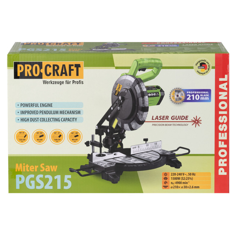 Торцювальна пила Procraft PGS215