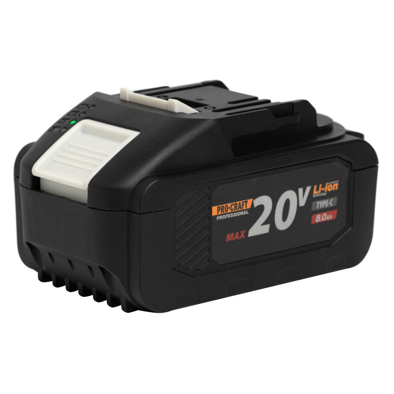 Акумуляторна батарея Procraft Battery20/8C 8 Аг Type-C