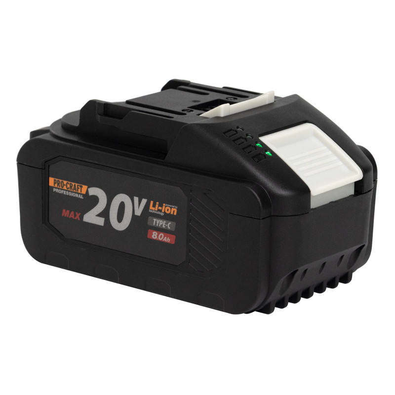 Акумуляторна батарея Procraft Battery20/8C 8 Аг Type-C