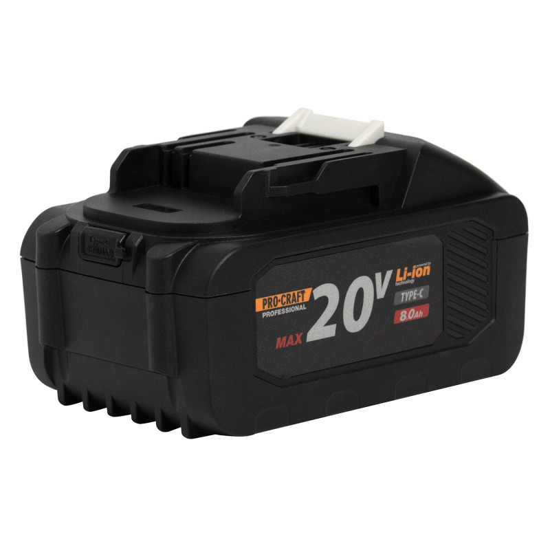 Акумуляторна батарея Procraft Battery20/8C 8 Аг Type-C