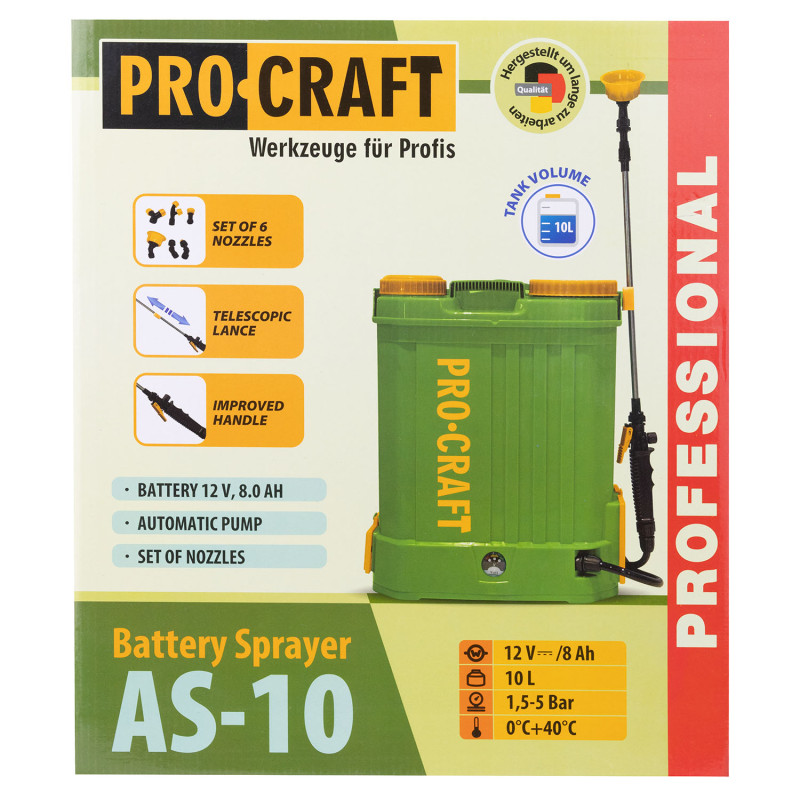 Обприскувач Procraft AS10
