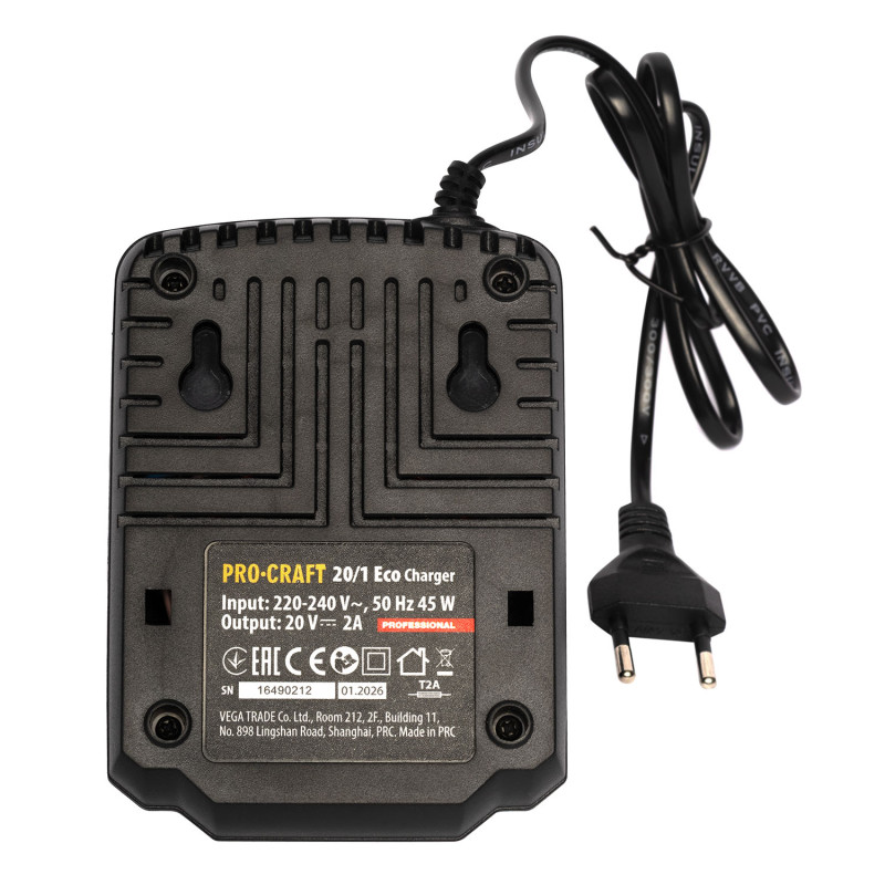 Зарядний пристрій Procraft Charger20/1 Eco
