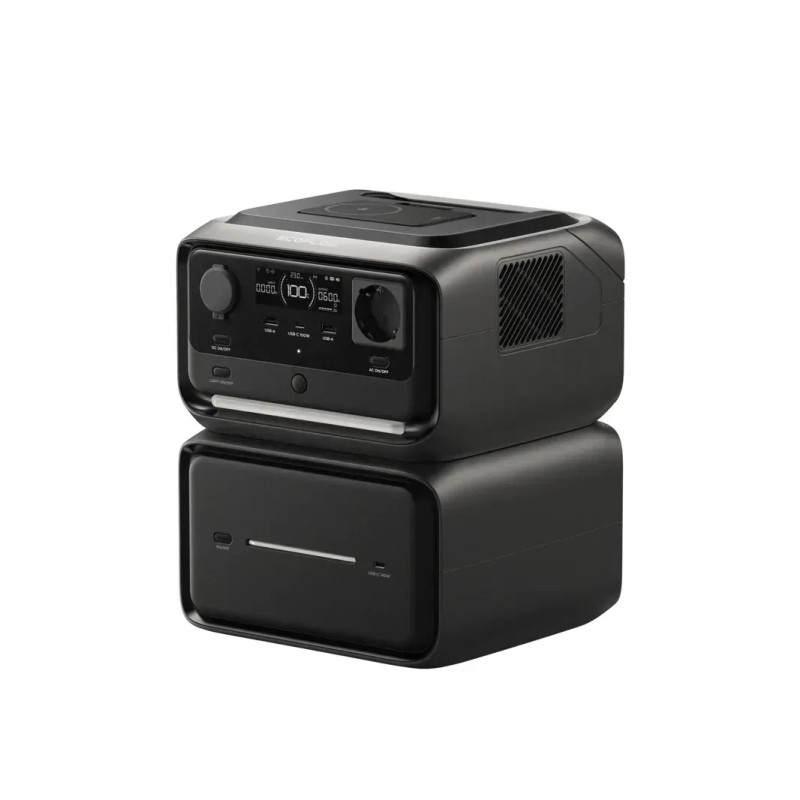Портативная зарядная станция EcoFlow RIVER 3 MAX Plus Wireless (858 Втч/600 Вт)