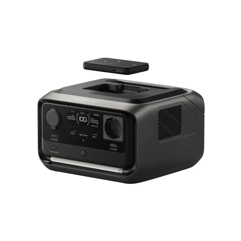 Портативна зарядна станція EcoFlow RIVER 3 Plus Wireless (286 Вт·год / 600 Вт)
